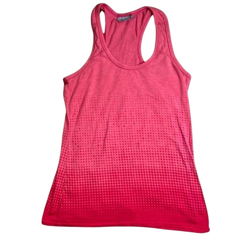 Athleta Barbiecore Athleisure Y2K Balletcore Pink/Red Ombre Workout Tank SzM